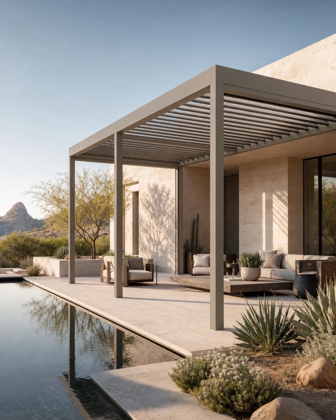 RKOVE Essential smart pergola environment