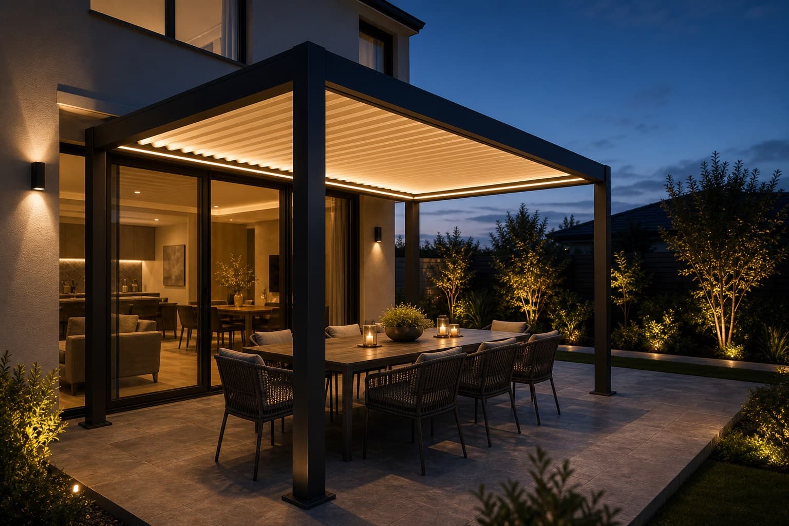 Outdoor Dining Terrace Alternate project angle