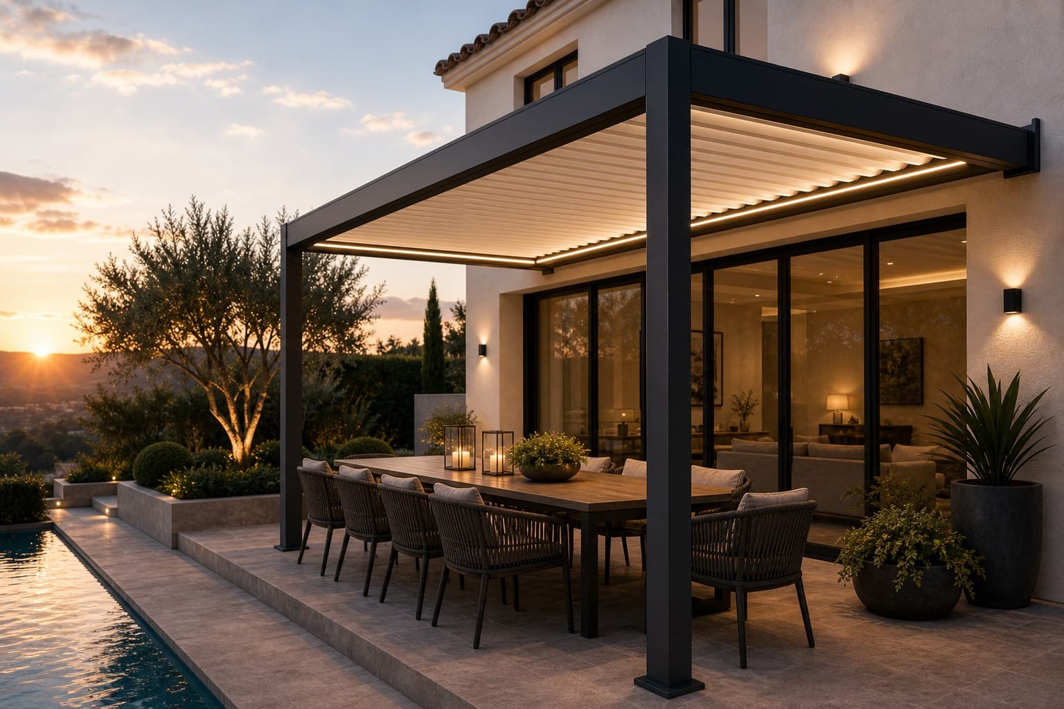Outdoor Dining Terrace Market lifestyle view