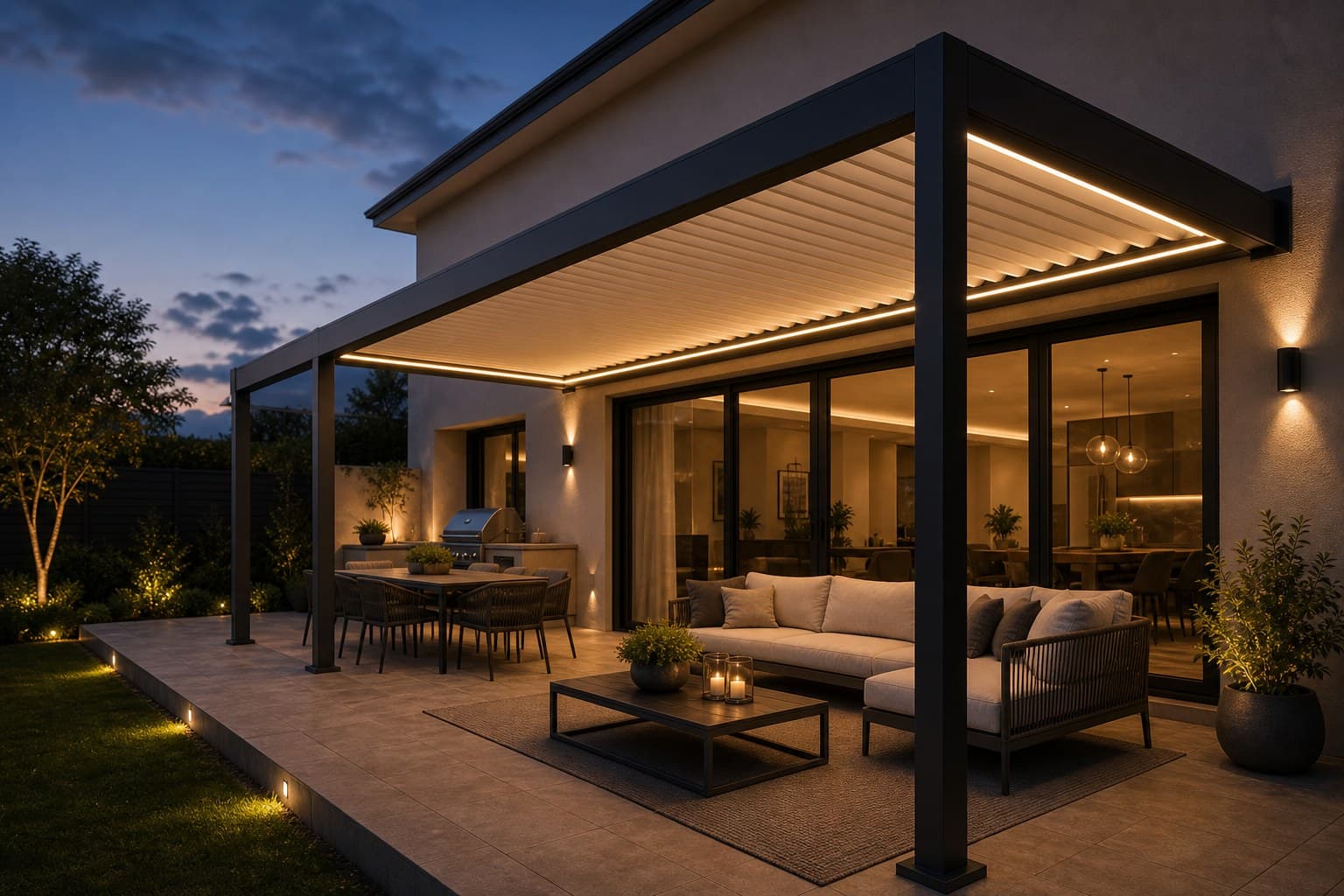 Long Patio Cover Alternate project angle