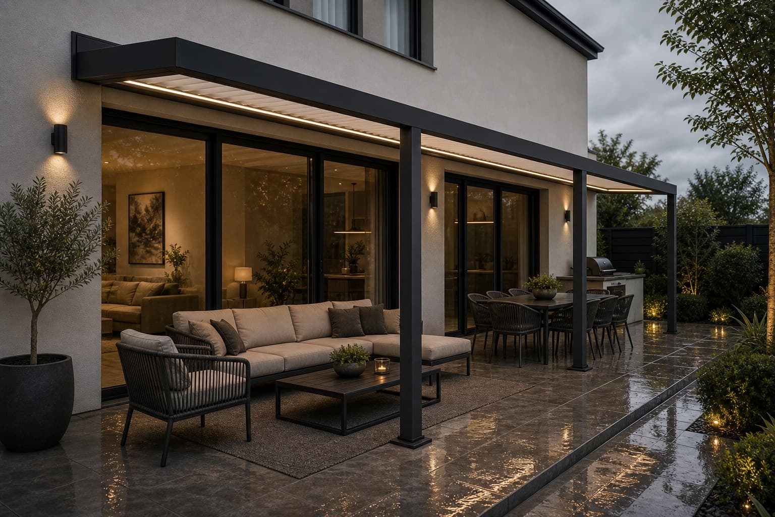 Long Patio Cover Environmental use