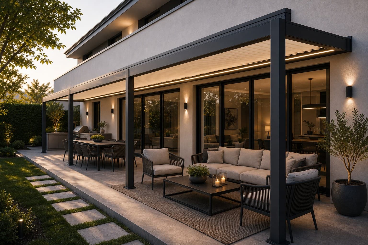 Long Patio Cover Market lifestyle view
