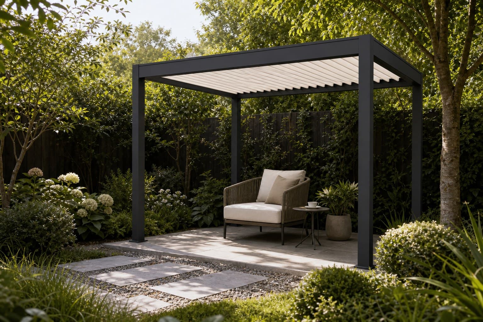 Small Backyard Patio Market lifestyle view