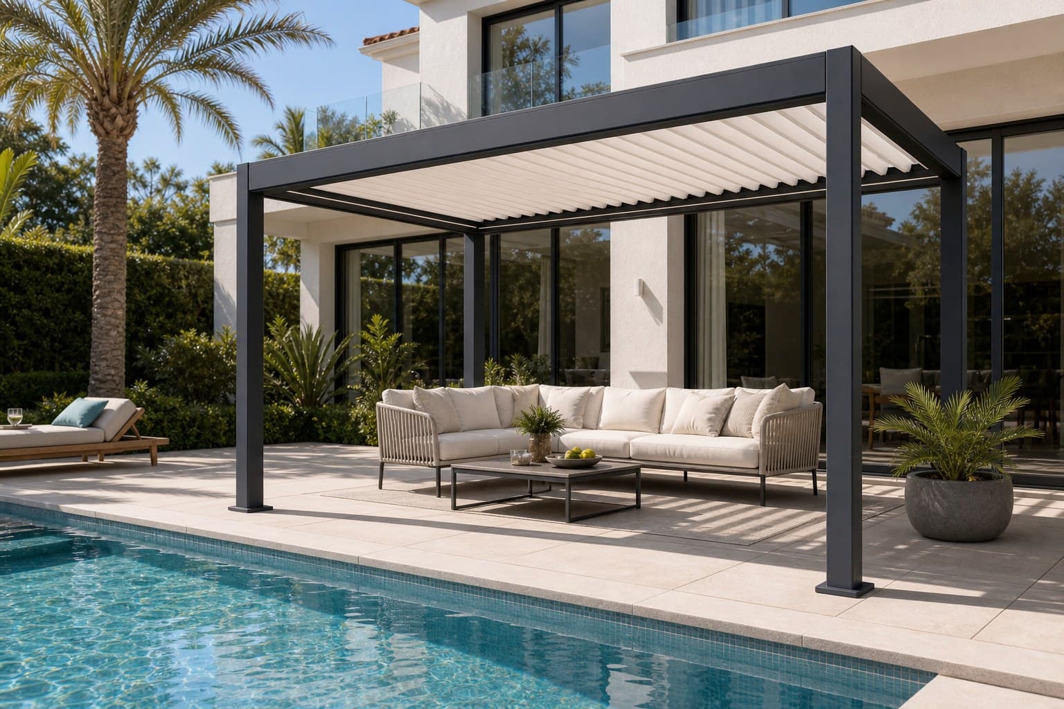 Poolside Living Retreat Environmental use