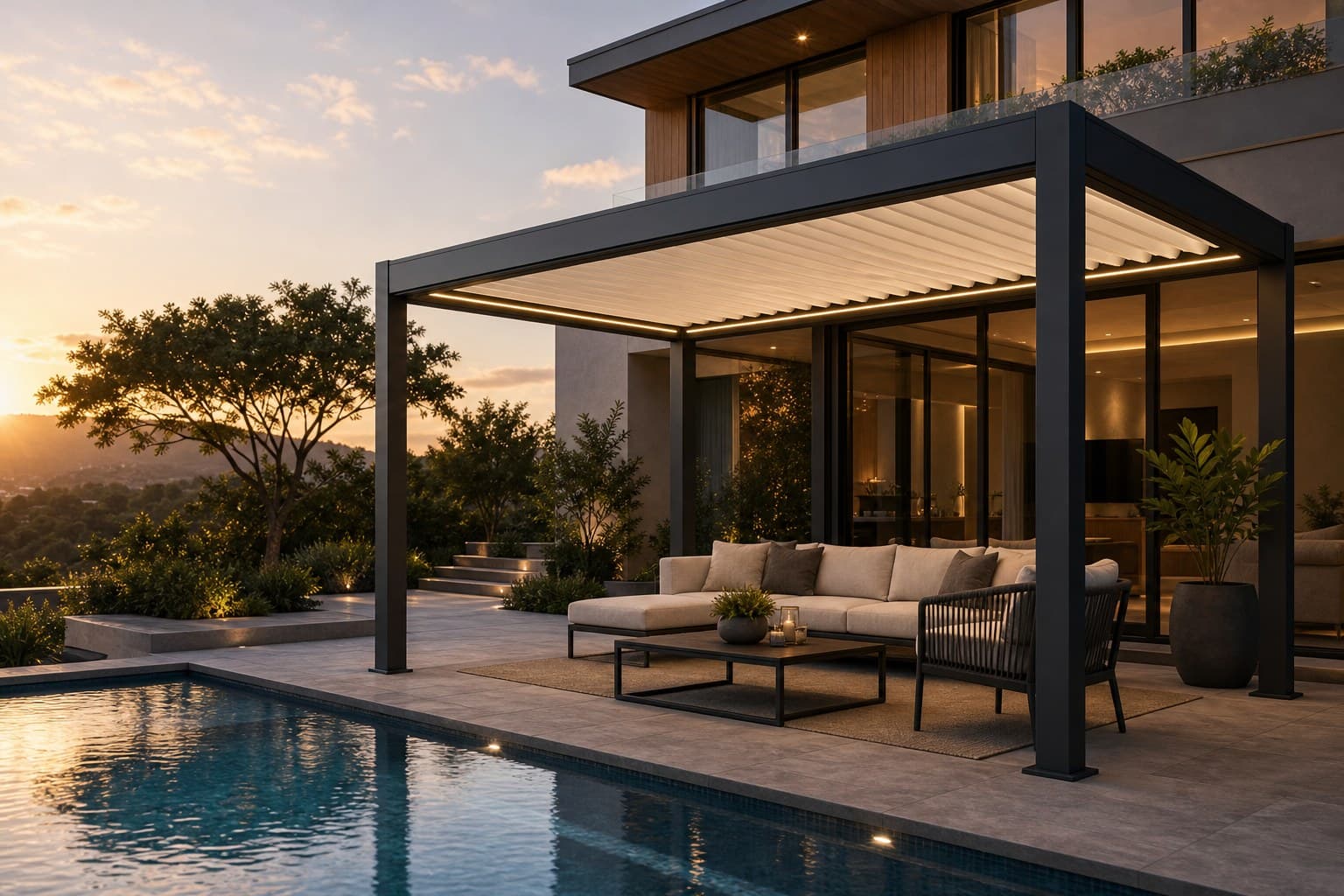Poolside Living Retreat RKOVE inspiration