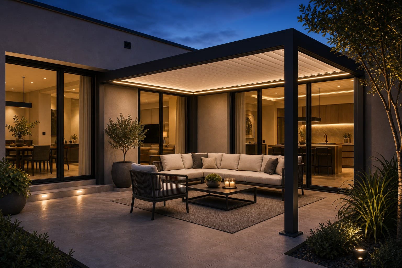 Courtyard Outdoor Room Alternate project angle
