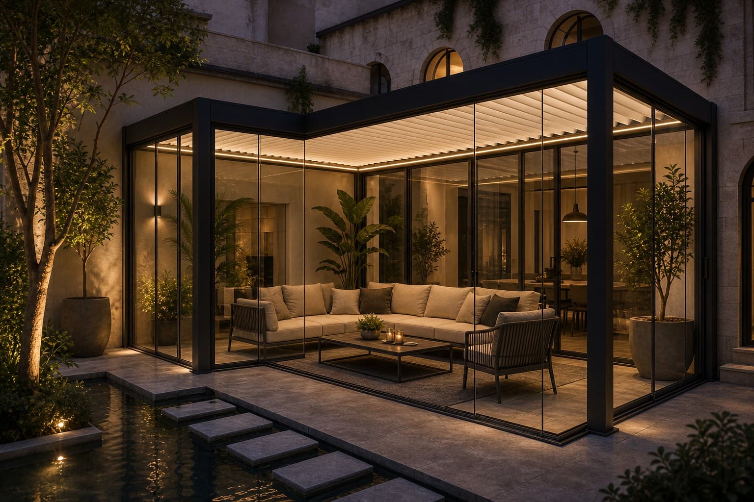 Courtyard Outdoor Room Market lifestyle view