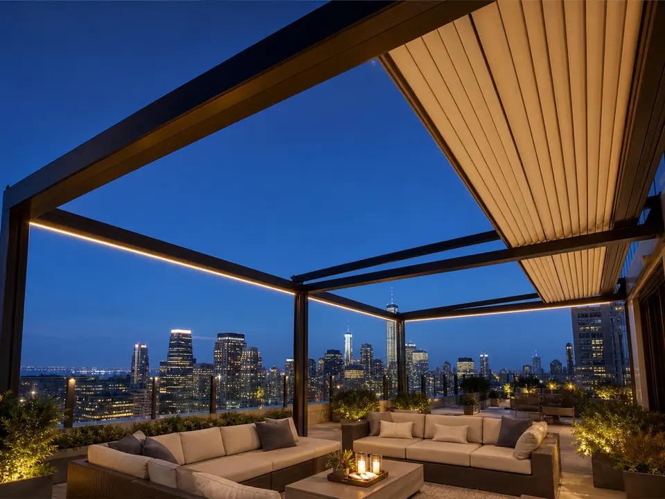 Motorized Retractable Roof Pergola outdoor living guide
