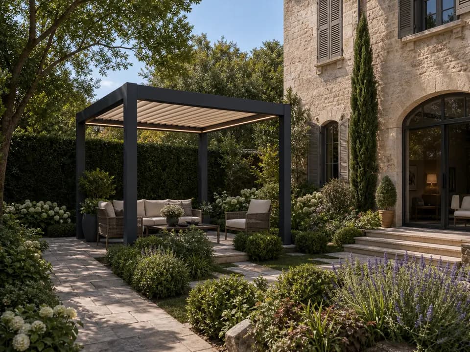 C Series Motorized Rotating Louver Pergola outdoor living guide